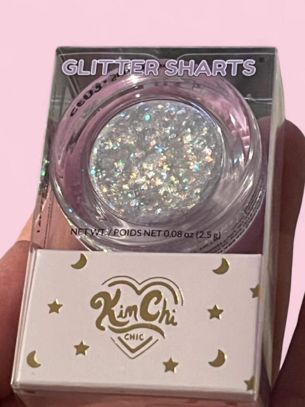 Kimchi Chic Beauty Glitter Iridescent Silver Chunky Glitter